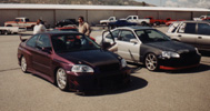 Purple/Orange/Blue chromalusion civic